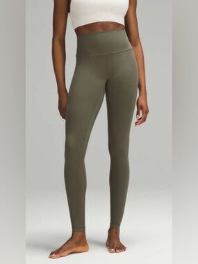 Lululemon Athletica NWT Army Green Align 28” HR Leggings